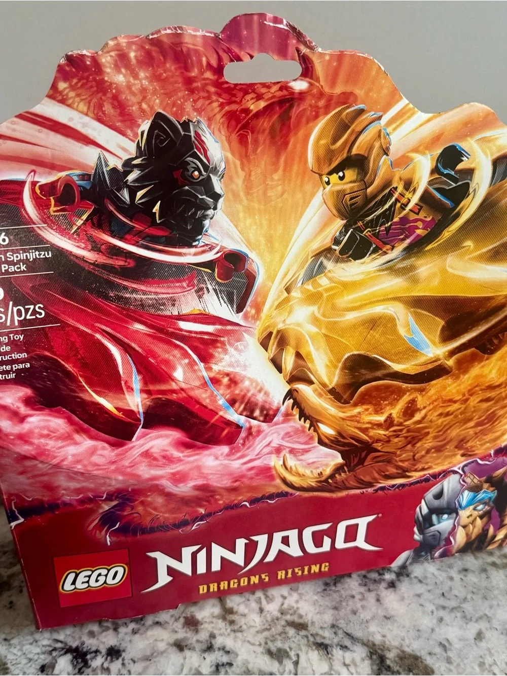 LEGO NINJAGO Dragons Rising 71826 Dragon Spinjitzu Battle Pack 186pcs Arin Ras